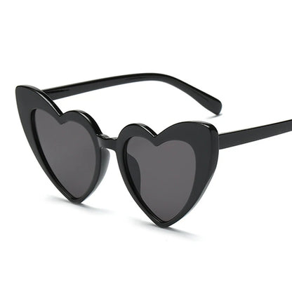 Vintage Heart-Shaped Cat Eye Sunglasses – UV400 Protection, Perfect Gift for Women