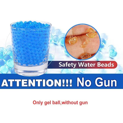 10000Pcs Gel Water Balls Magic Beads Pearl Crystal Soil Decors Growing Up Balls Gun Ammo Family Kids Toys Water Beads DIY Gifts