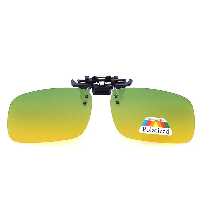 Polarized Clip-on Sunglasses for Myopia with Night Vision and UV400 Protection