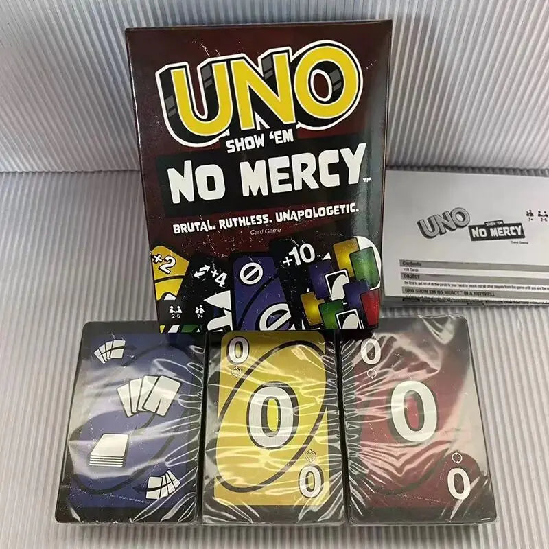 UNO NO MERCY Pokemon Dragon Ball Z Card Game for 14+ and 18+