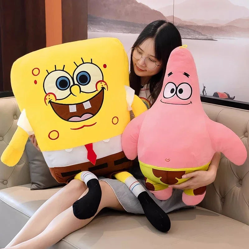 Soft SpongeBob Patrick Star Plush Toy - 25/35cm