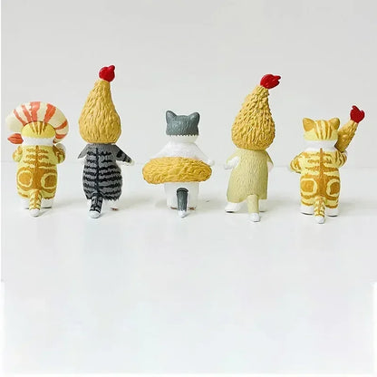 Cute Cat Handmade Fried Shrimp Blind Box Toy ⭐