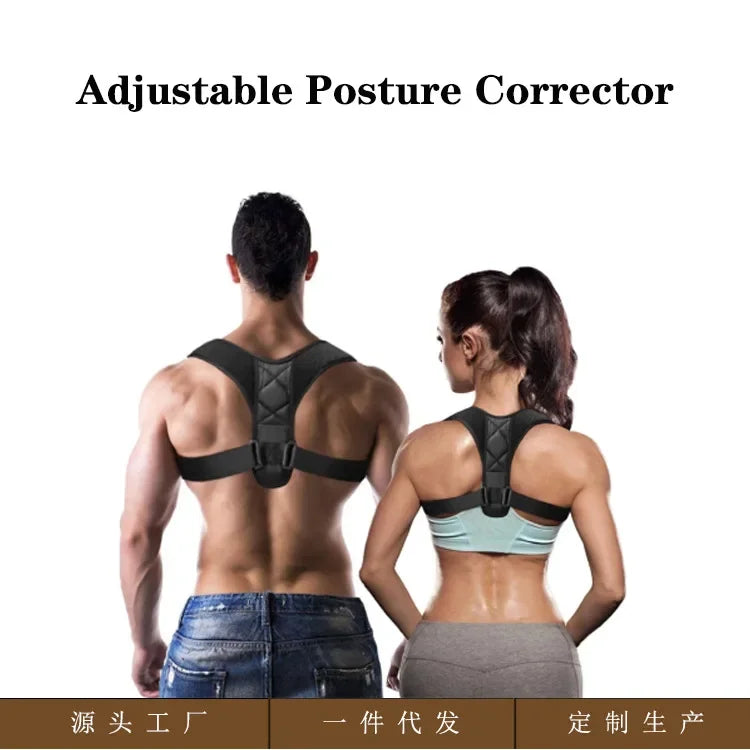 ComfortFit Posture Corrector | Adjustable Back Brace for Spinal Alignment and Support