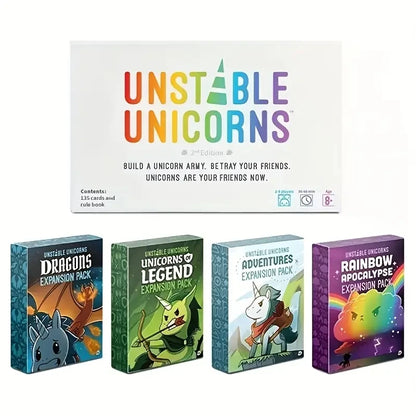 Unicorns Board Card Game for Ages 14+ 🦄