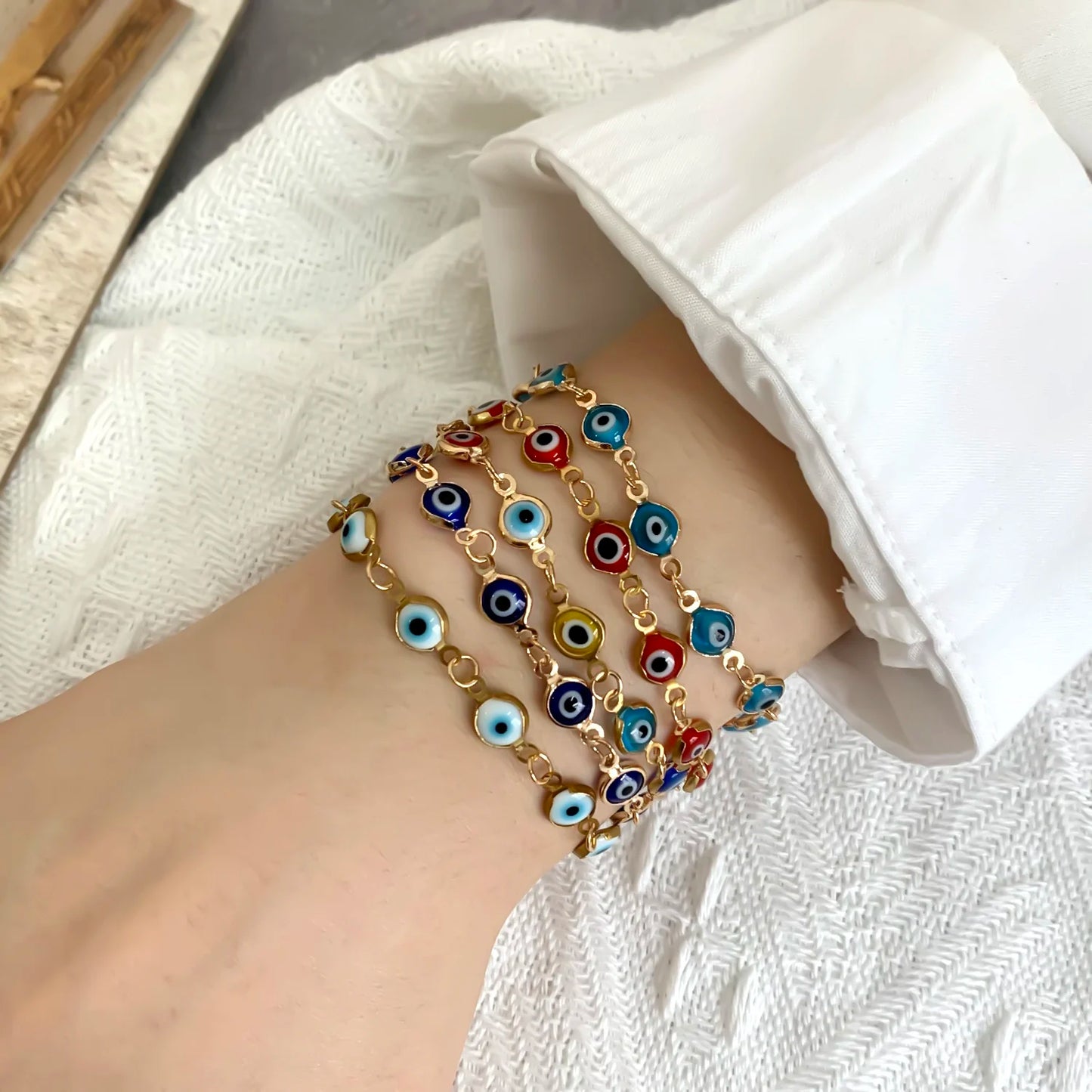 Lucky Evil Eye Brilliance: Colourful Good Luck Bracelet