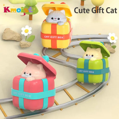 Kmoist Cat Car Press and Go Toy 🐱🚗