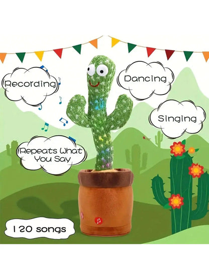 Dancing Talking Cactus Toy  - Singing, Mimicking, Recording, Repeating