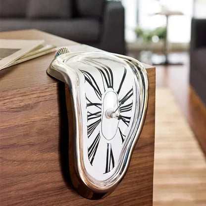 New Surreal Melting Wall Clock - Salvador Dali Style Home and Garden Decor