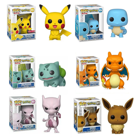 Bandai Pokemon Pikachu Plush Action Figures - Cute Stuffed pop for Children