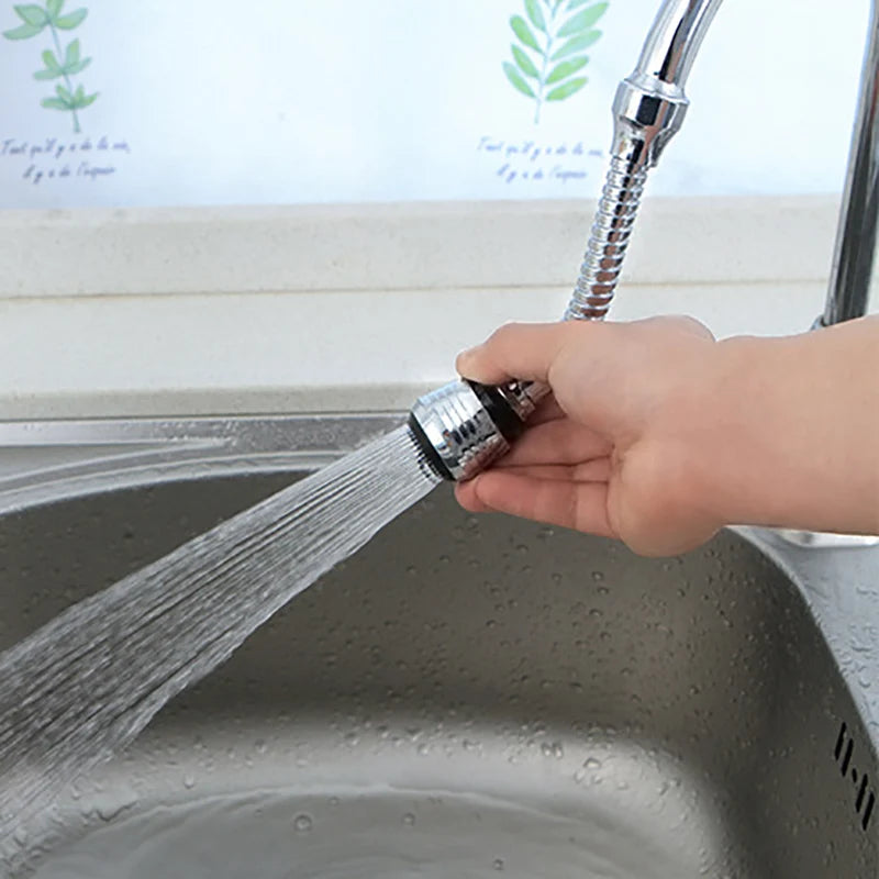 360° Adjustable Dual-Mode Water-Saving Faucet Sprayer