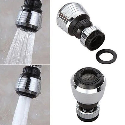 360° Adjustable Dual-Mode Water-Saving Faucet Sprayer