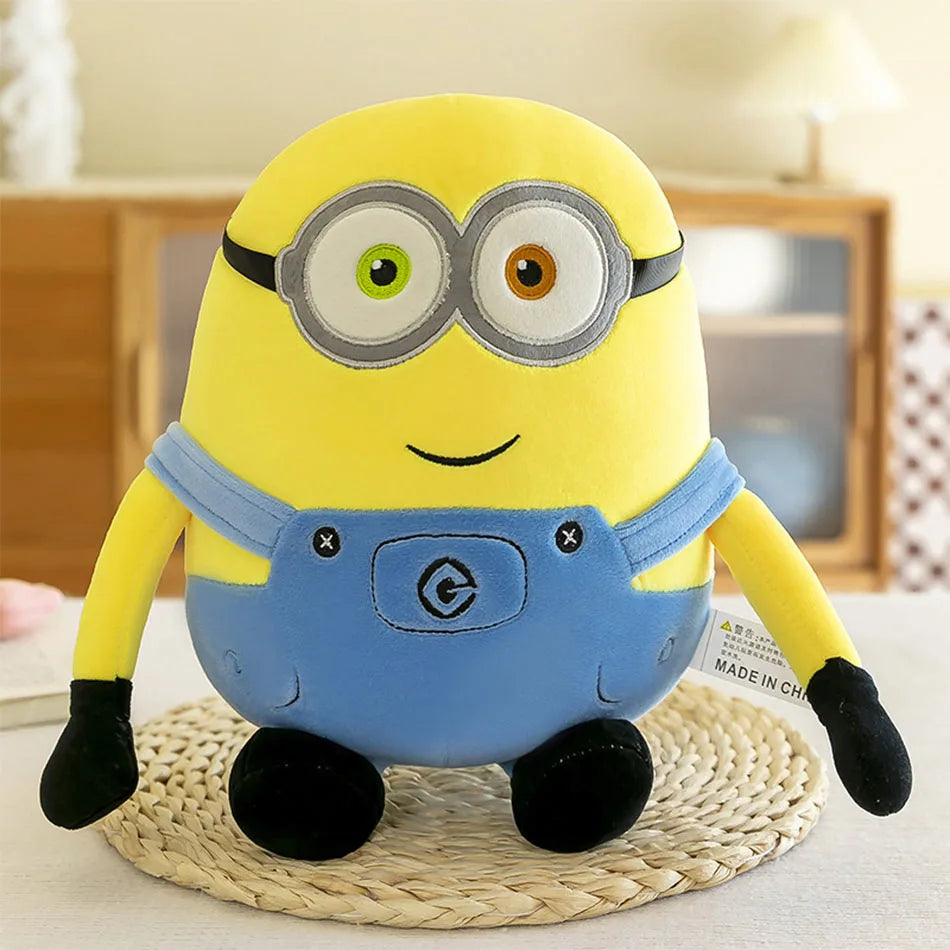 Cute Despicable Me Minions Yellow Plush Toy - Perfect Gift for Movie and TV Fans 🌟