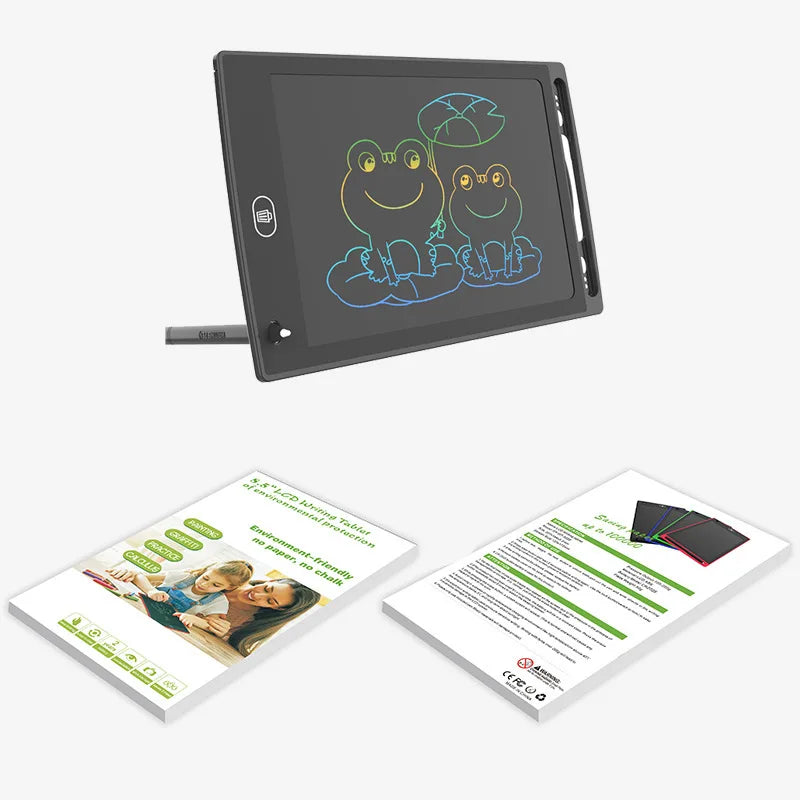 LCD Writing Tablet - Educational Drawing Board for Kids (8.5/10/12 Inch)