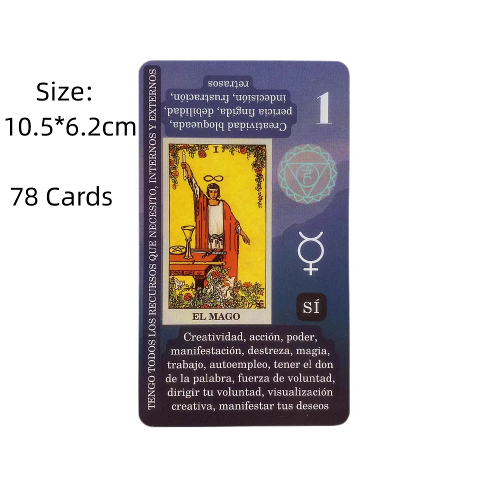 Meaning On Cards Spanish English Tarot Deck - Reversed Keywords ~ Adventure Time Board Game