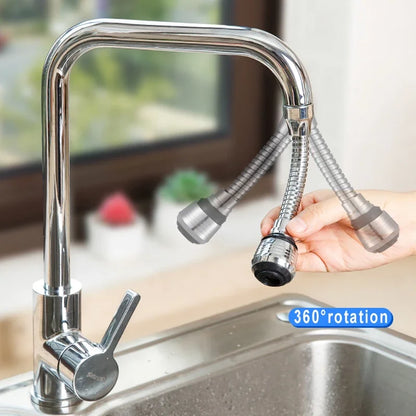 360° Adjustable Dual-Mode Water-Saving Faucet Sprayer