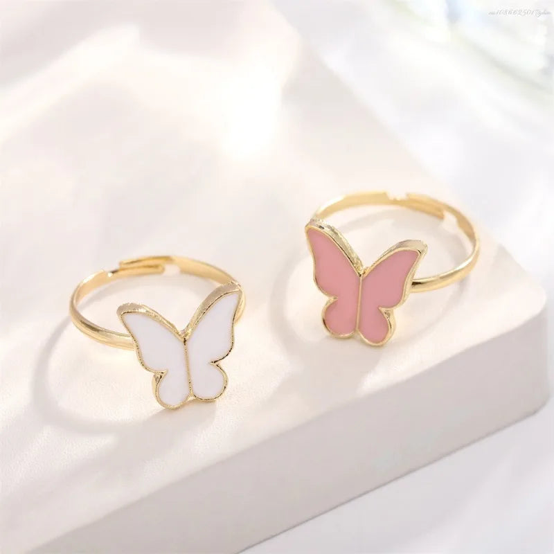 Romantic Crystal Butterfly Set Jewellery : Elegance Personified