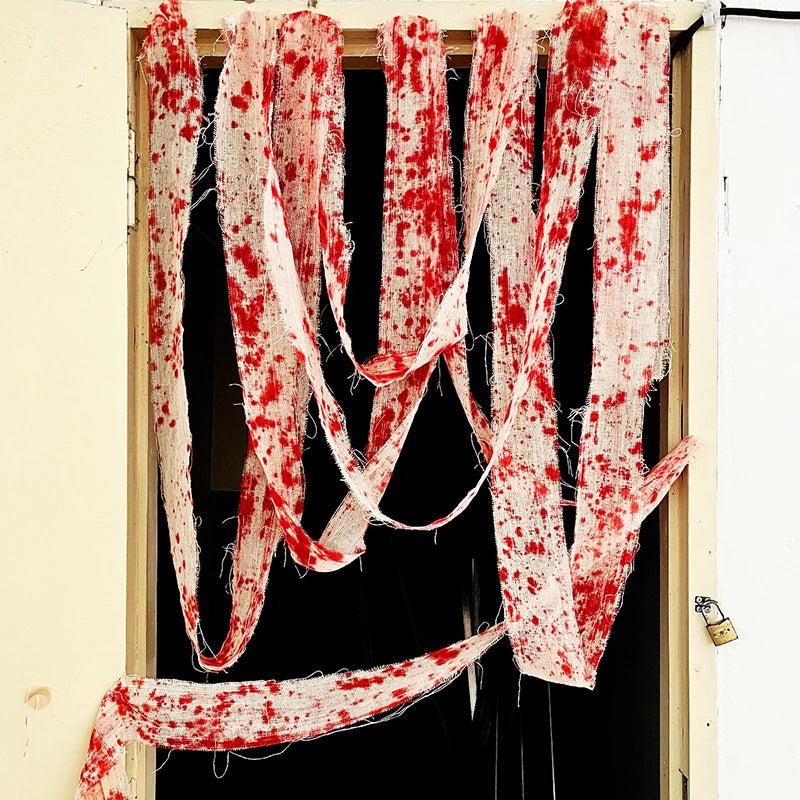 3m Bloody Halloween Gauze – Haunted House and  Party Decor