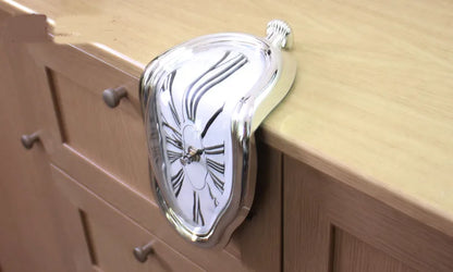 New Surreal Melting Wall Clock - Salvador Dali Style Home and Garden Decor