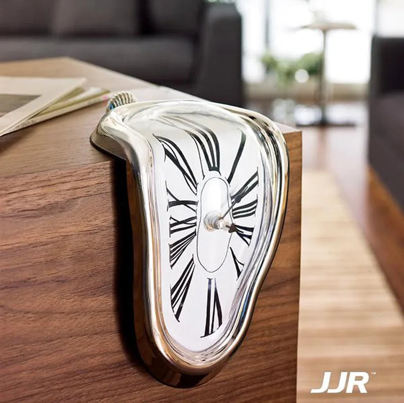 New Surreal Melting Wall Clock - Salvador Dali Style Home and Garden Decor