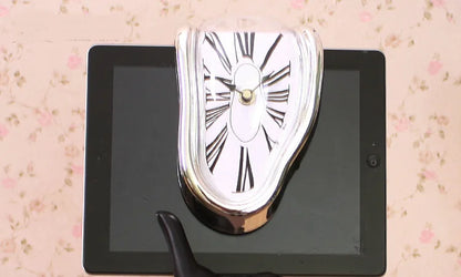 New Surreal Melting Wall Clock - Salvador Dali Style Home and Garden Decor