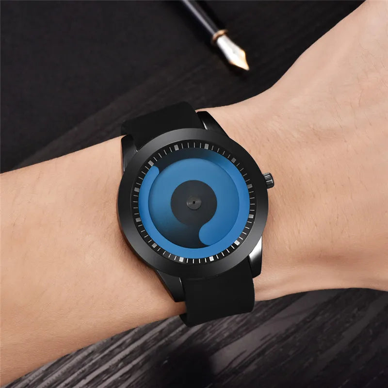 Men's Fashion Quartz Watches with Rubber Band – Affordable Designer Style