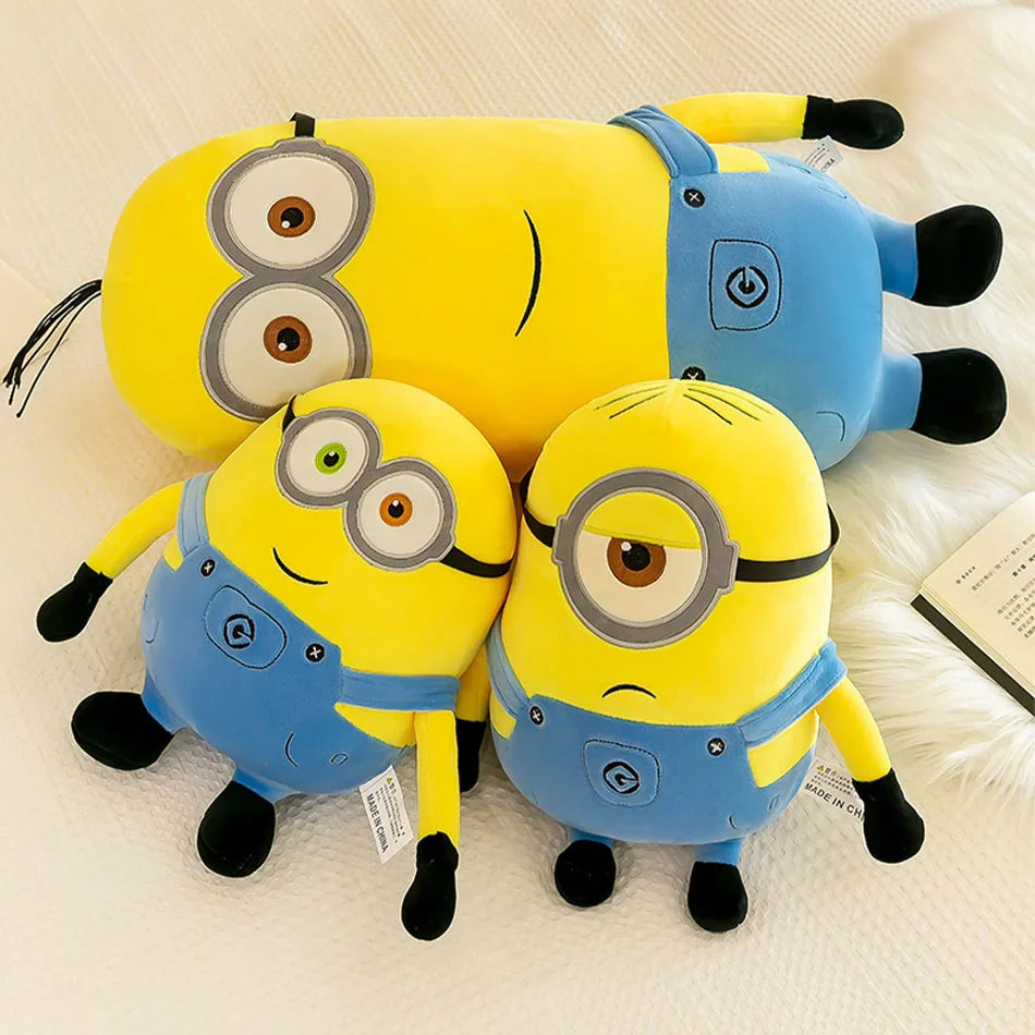 Cute Despicable Me Minions Yellow Plush Toy - Perfect Gift for Movie and TV Fans 🌟