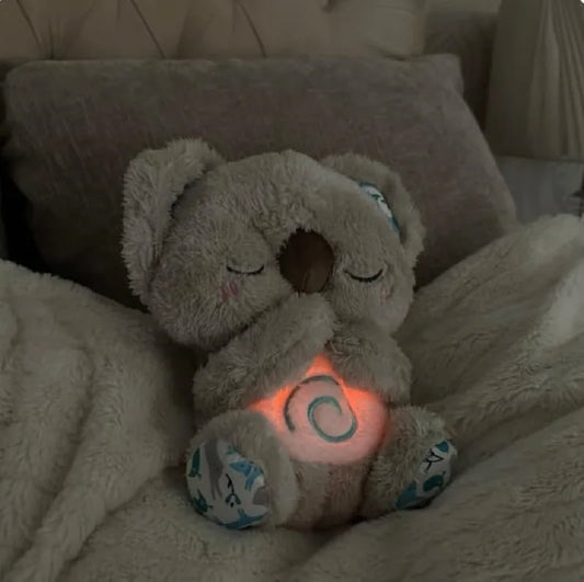 Calming Koala Sleep Toy: Soothing Plush with Lights for Kids and Babies