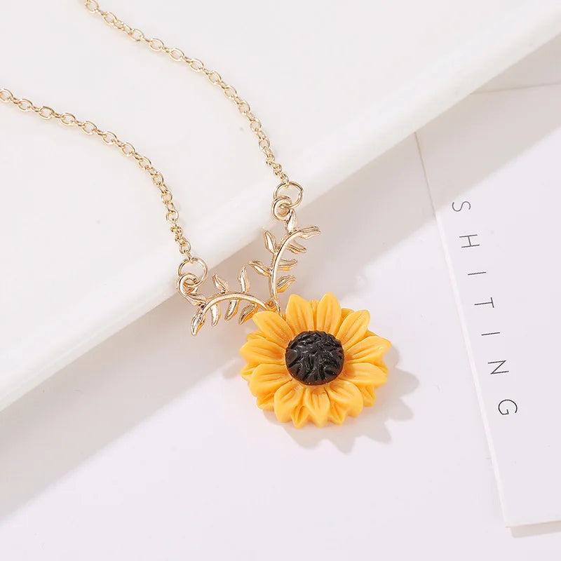 Exquisite Sunflower Set Statement Jewelry for Women