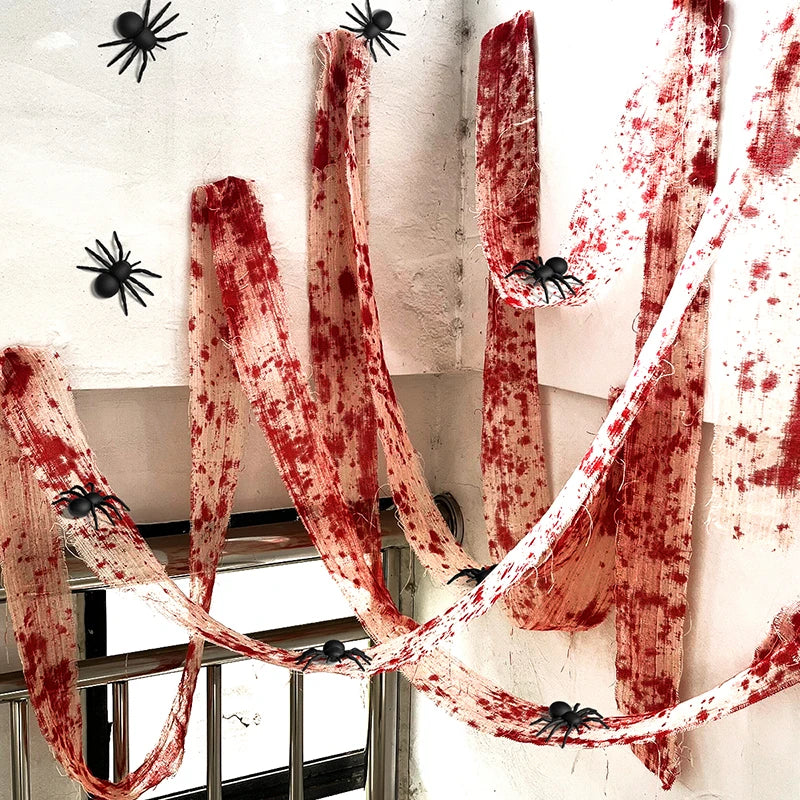 3m Bloody Halloween Gauze – Haunted House and  Party Decor