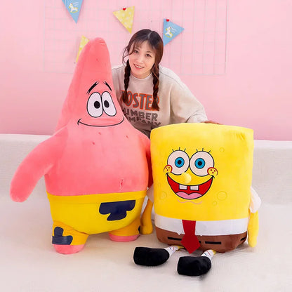 Soft SpongeBob Patrick Star Plush Toy - 25/35cm