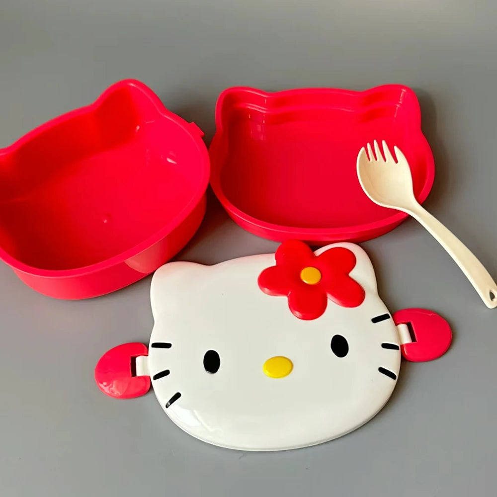 Hello Kitty Kawaii Lunchbox – Cute Bento & Storage Box for Girls