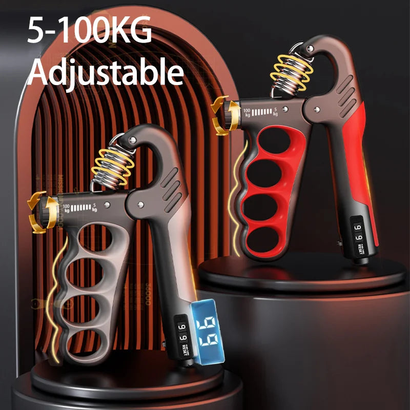 Adjustable Hand Grip Strengthener – 5-100kg for Fitness and Recovery