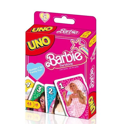 UNO Barbie,Minions,Mario ! SHOWEM NO MERCY Card Game: Family Fun and Entertainment🃏