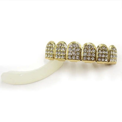 Diamond-Encrusted Rapper Grillz Set: Ultimate Style Statement