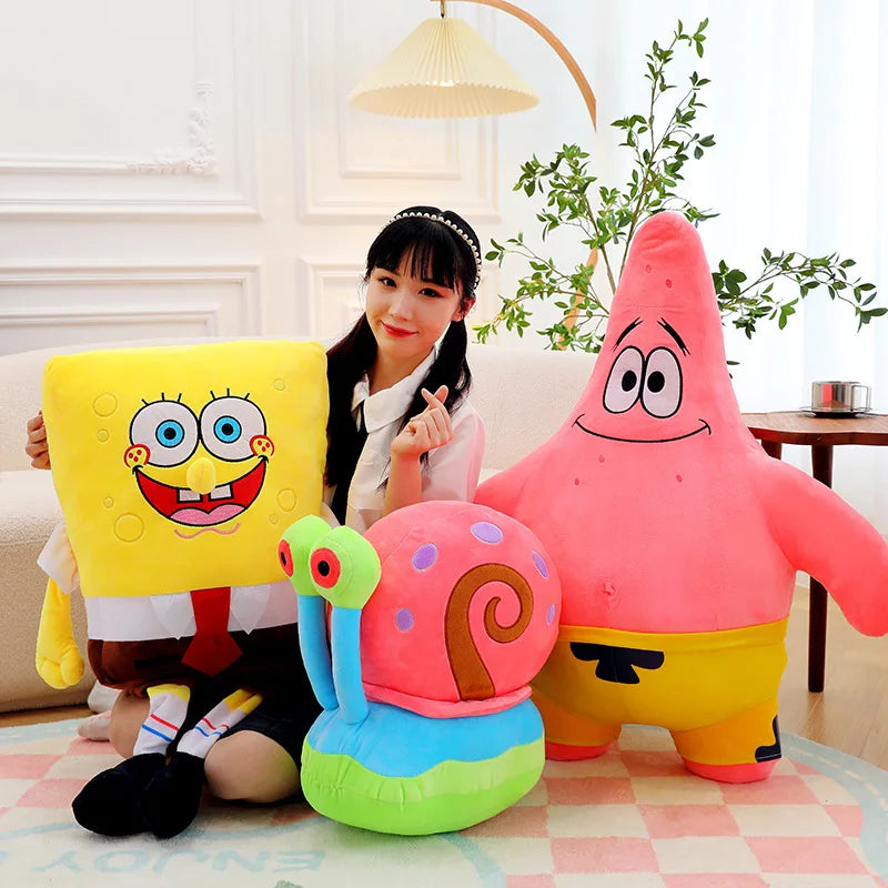 Soft SpongeBob Patrick Star Plush Toy - 25/35cm