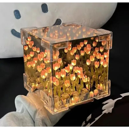 Tulip Flower DIY 3D Night Lamp Kit – Perfect Gift for Couples and Friends