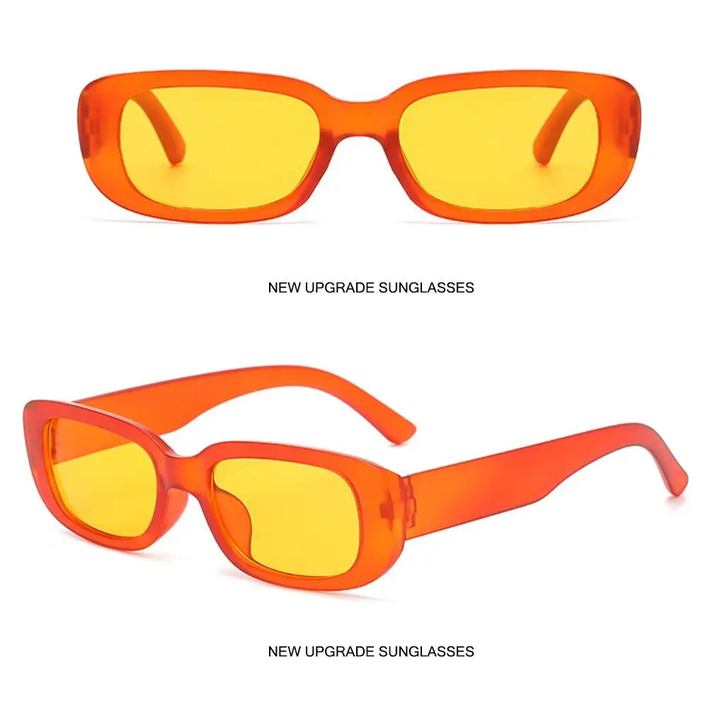 Retro UV400 Protection Rectangle Sunglasses