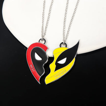 Exquisite Friendship: Movie Deadpool and Wolverine Keychain Pendant