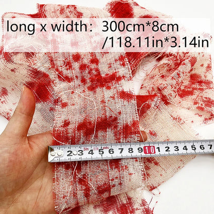 3m Bloody Halloween Gauze – Haunted House and  Party Decor