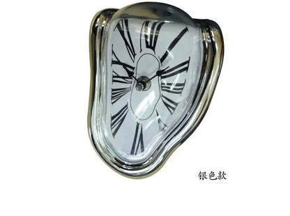 New Surreal Melting Wall Clock - Salvador Dali Style Home and Garden Decor