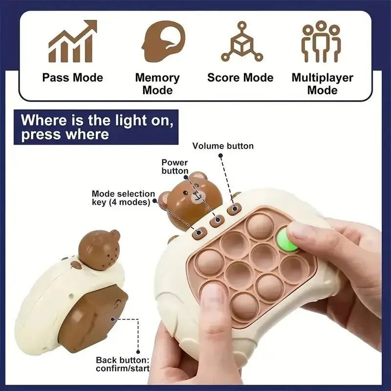 Quick Push Bubble Competitive Game Console - Creative Decompression for Kids