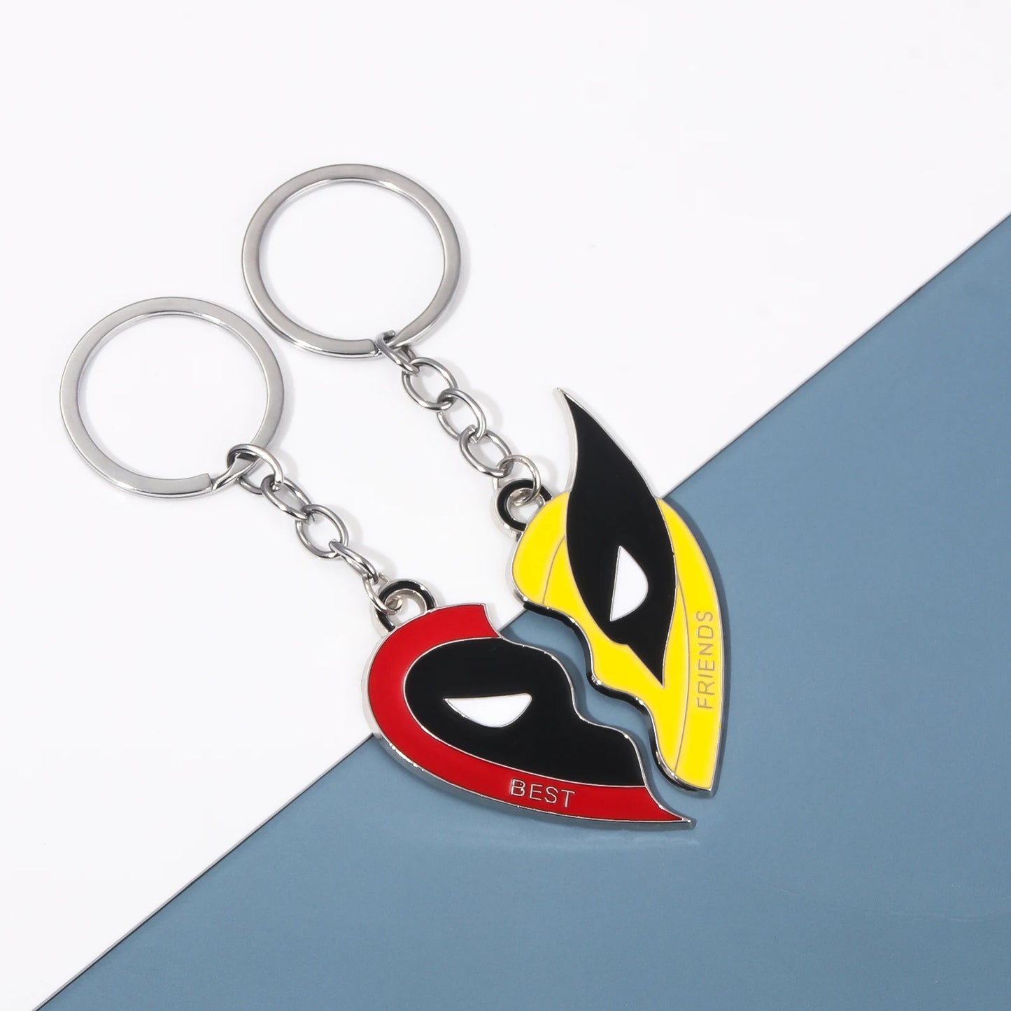 Exquisite Friendship: Movie Deadpool and Wolverine Keychain Pendant